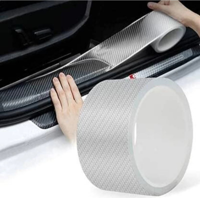 Peregrine Anti Scratch Carbon Fiber PPF Tape for Car Protection WHITE Reflective Tape 50 mm x 5 m WHITE Reflective Tape(Pack of 1)