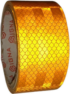 CAMLON Essential Classy High Visibility 50 mm x 5 m YELLOW Reflective Tape(Pack of 1)