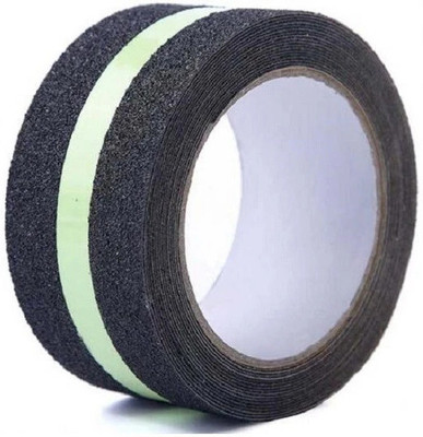Roztocze Anti Slip Tape, Anti Skid Tape Handheld Dispenser Dispenser Anti Slip Glow Tape (Manual)(Set of 1, Black, Green Glow, Green)