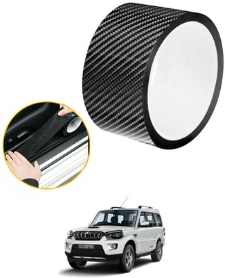 MSNP Waterproof Strip Door Edge Guard Anti-Scratch Tape Flim Universal For Car 239 50 mm x 10 m Black Reflective Tape(Pack of 1)