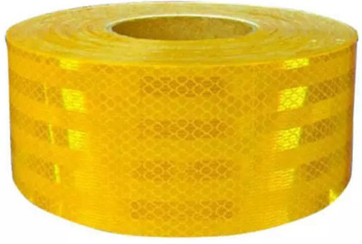 APICAL CAR IMPORTED 2 INCHES REFLECTIVE TAPE (YELLOW) 24 FT 50 mm x 7 m Yellow Reflective Tape(Pack of 1)