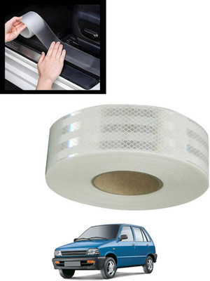 CCMM White Universal Flexible/Scratch Proof Waterproof Car Protector Tape Roll-02 20 mm x 5 m White Reflective Tape(Pack of 1)