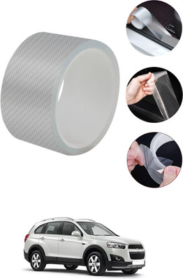 MATIES Luxury Anti Scratch White Carbon Fiber Paint Protection Film Tape 48 5 mm x 10 m White Reflective Tape(Pack of 1)