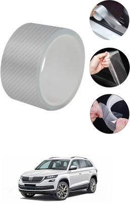MATIES Luxury Anti Scratch White Carbon Fiber Paint Protection Film Tape 164 5 mm x 10 m White Reflective Tape(Pack of 1)