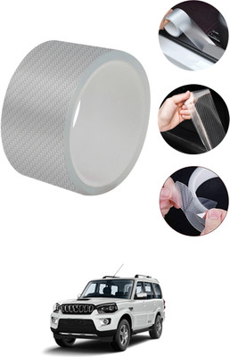 MATIES Luxury Anti Scratch White Carbon Fiber Paint Protection Film Tape 239 5 mm x 10 m White Reflective Tape(Pack of 1)