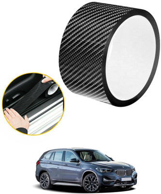 MSNP Waterproof Strip Door Edge Guard Anti-Scratch Tape Flim Universal For Car 308 50 mm x 10 m Black Reflective Tape(Pack of 1)