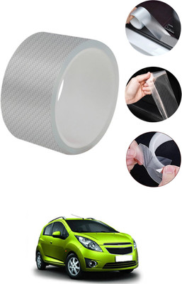 MATIES Luxury Anti Scratch White Carbon Fiber Paint Protection Film Tape 33 5 mm x 10 m White Reflective Tape(Pack of 1)