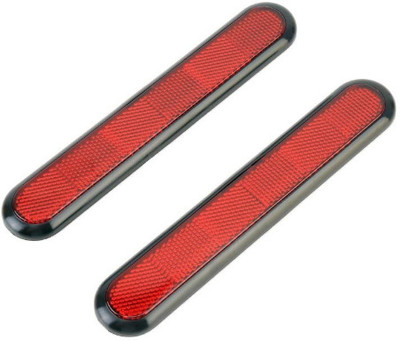 Ride2joy Red Car Reflective Sticker Stick-On Red Warning Safety Pack of 2 22 mm x 120 m Red Reflective Tape(Pack of 2)