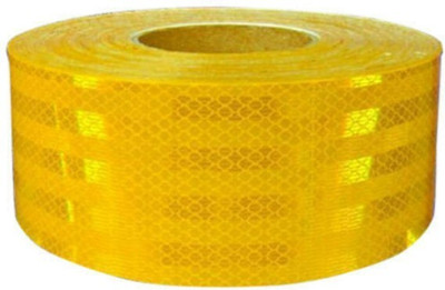 AutoVision High Intensity 48 Feet Retro Reflective Conspicuity Tape Yellow 50.8 mm x 14.62 m YELLOW Reflective Tape(Pack of 1)