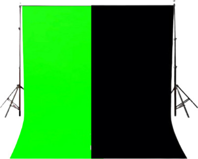 VRITASH 8X10FT (1 Green 1 Black) Screen Background Backdrop YouTube Videos Reflector