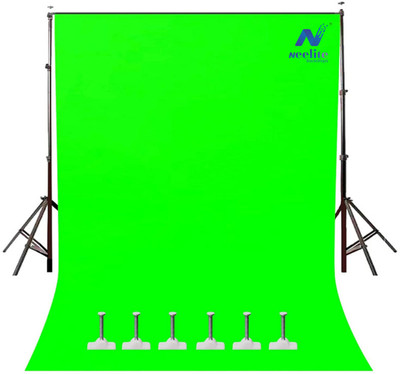 NEELITE 8x12ft Green Screen Background Premium Quality For YouTube Video Kinemaster VFX Reflector