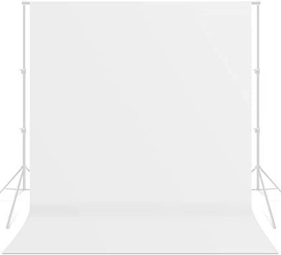 Vistook 6Ftx9Ft Heavy White 200GSM NON Transparent Backdrop Background For studio Reflector