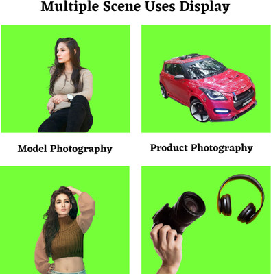 VRITASH 4X8FT 1 Green Screen Background Backdrop YouTube Videos Reflector