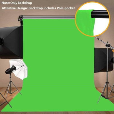 Kate 8x12 green backdrop, VIDEO background editing Reflector