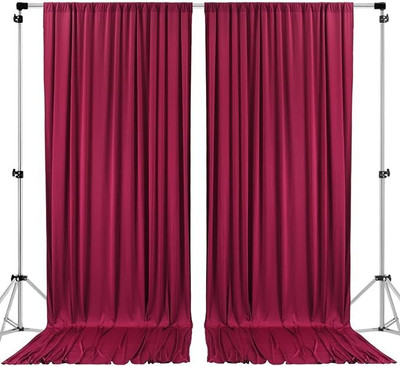 Stookin moroon Decoration Backdrop Curtain Background Wedding Parties 4x10Ft (Set of 2) Reflector deal from flipkart Stookin moroon Decoration Backdrop Curtain Background Wedding Parties 4x10Ft (Set of 2) Reflector deal from flipkart