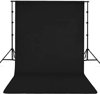 Stookin 8FTx9FT Black Photography Studio Backdrop for Event Shoot & Vedio Recording. Reflector