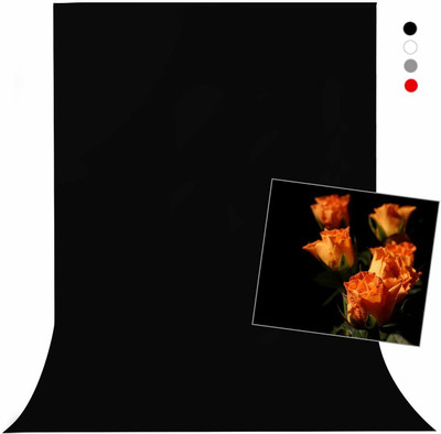 Stookin 4FTX8FT Black Chromakey Backdrop Screen Photography Photo Video Studio Reflector