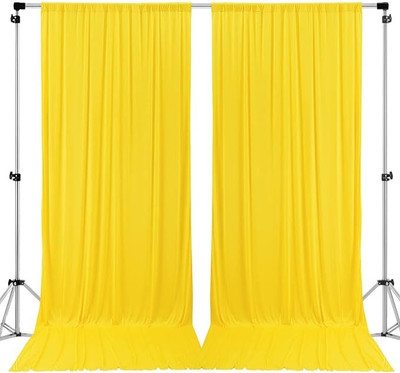 VK Vistook 5x12ft (2 Penal) Yeiiow Backdrop Background For Studio Reflector