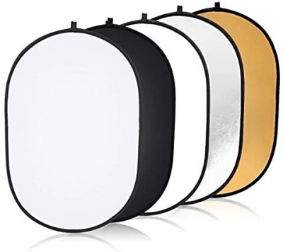 MVPRO 120X180CM Oval Shape 5-in-1 Collapsible Multi-Disc Light Reflector with Bag Reflector