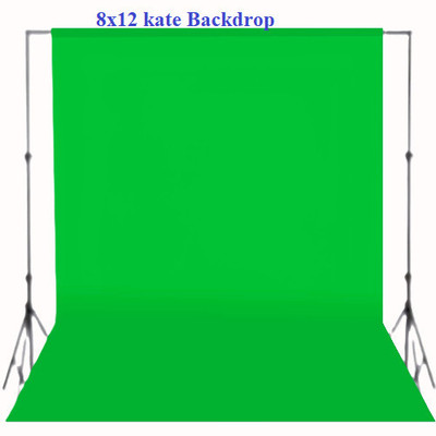Kate 8 x12 FT Green Backdrop Photo Light Studio Photography Background (Pack of 1) Reflector