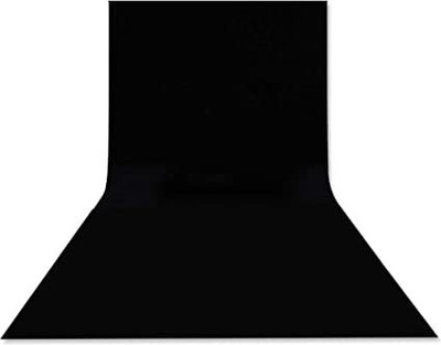 Vistook 8FTx12FT Black Photography Studio Backdrop for Event Shoot & Vedio Recording. Reflector