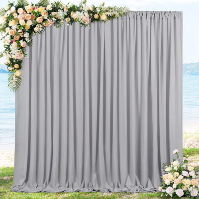 VRITASH 4X10ft SET OF 2 Grey Background Backdrop Indoor Outdoor YouTube Videos Reflector