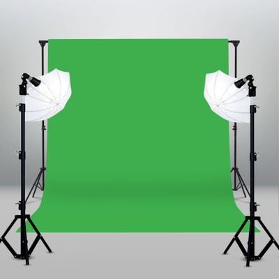 Ankit 12x8ft Green Screen Background Backdrop for Indoor YouTube Live Reflector