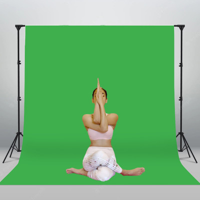 WINSOL 8x12ft Gaming Green Screen Background Backdrop Photo YouTube Insta Videos Reflector