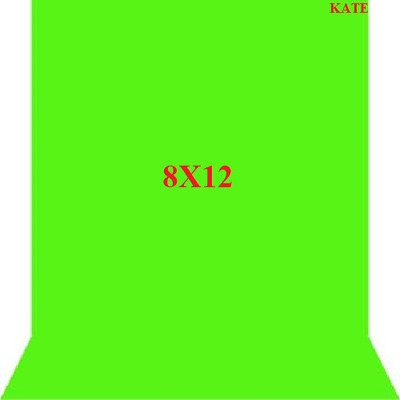 Kate 8x12FT Green Video Background Cloth, Reflector
