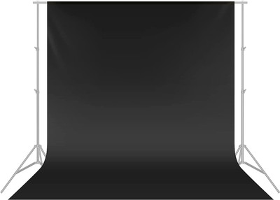 Stookin 4Ftx8Ft Heavy Black 200GSM NON Transparent Backdrop Background For Studio Reflector