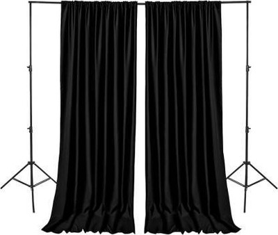 Vistook Black 4x8ft (pack of 2 )Decoration Backdrop Curtain Background Wedding Parties Reflector