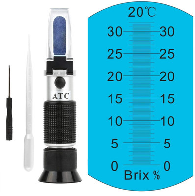 GoodsBazaar ERMA Make -Hand Refractometer 0-32 Manual Laboratory Refractometer