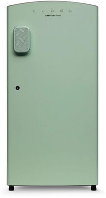 Lloyd 195 L Direct Cool Single Door 5 Star Refrigerator(Pastel Green, GLDF215ST4LC)