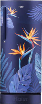 Haier 220 L Direct Cool Single Door 3 Star Refrigerator with Base Drawer(Marine Crane, HRD-2203PMC)