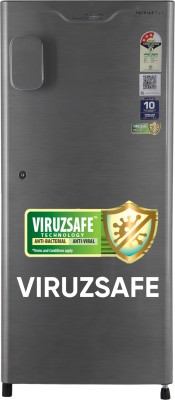 Lloyd 188 L Direct Cool Single Door 3 Star Refrigerator  with with Viruzsafe Technology, Quick Chilling Zone, Fleximax Design(Satinless Steel, GLDC203ST4LC)