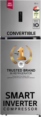 LG 322 L Frost Free Double Door 3 Star Convertible Refrigerator  with Inverter Compressor, Wi-Fi, Door Cooling+, Express Freeze & Multi Air Flow