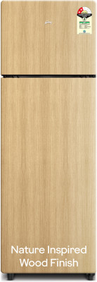 Godrej 272 L Frost Free Double Door 2 Star Refrigerator  with Wood Finish and Advanced Inverter Technology(Oak Wood, RT EONVOGUE 310B RI OK WD)