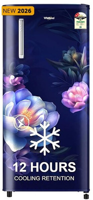 Whirlpool 184 L Direct Cool Single Door 2 Star Refrigerator(Sapphire Serena, 205 WDE PRM 2S SAPPHIRE SERENA-Y)