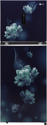 LG 340 L Direct Cool Double Door 2 Star Convertible Refrigerator(Blue Charm, GL-T342TBCY)