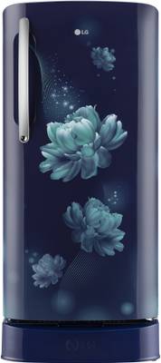 LG 201 L Direct Cool Single Door 4 Star Refrigerator with Base Drawer  with Smart Inverter Compressor, Smart Connect, Fast Ice Making