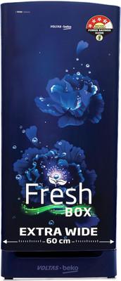 Voltas Beko by A Tata Product 183 L Direct Cool Single Door 4 Star Refrigerator with Base Drawer(Fairy Flower Blue, RDC215B / W0FBR0M0B00GO)