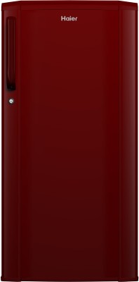 Haier 185 L Direct Cool Single Door 2 Star Refrigerator(Red Steel, HED-192RS-P)