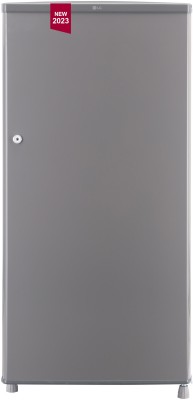 LG 185 L Direct Cool Single Door 1 Star Refrigerator with Moist 'N' Fresh(Dim Grey, GL-B199RGXB)