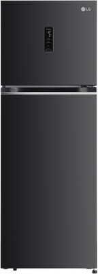 LG 360 L Frost Free Double Door 3 Star Convertible Refrigerator(Ebony Sheen, GL-T382VESX)