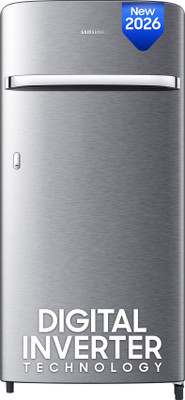 Samsung 189 L Direct Cool Single Door 4 Star Refrigerator(Elegant Inox, RR21H2G24S8/HL)