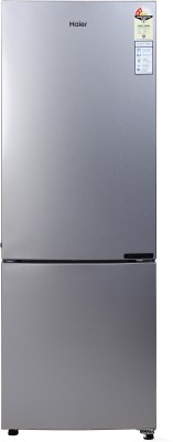 Haier 237 L Frost Free Double Door 2 Star Convertible Refrigerator(Moon Silver, HEB-242GS-P)