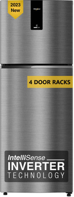 Whirlpool 325 L Frost Free Double Door 3 Star Refrigerator  (Omega Steel, IF INV ELT DF375 Omega Steel(3S)-TL) For Rs. 33590 @ 34 %