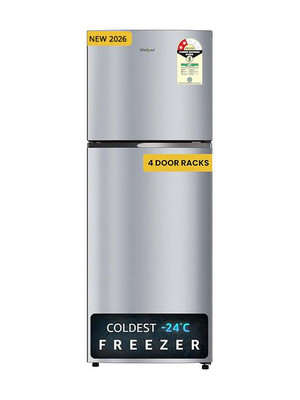 Whirlpool 235 L Frost Free Double Door 2 Star Refrigerator(Lunar Steel, NEO SP278 PRM LUNAR STEEL(2S)-Y)
