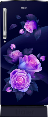 Haier 205 L Direct Cool Single Door 5 Star Refrigerator with Base Drawer(Marine Rose, HED-215MRB-N)