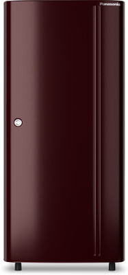 Panasonic 190 L Direct Cool Single Door 2 Star Refrigerator(Plain Wine, NR-A202BURN)